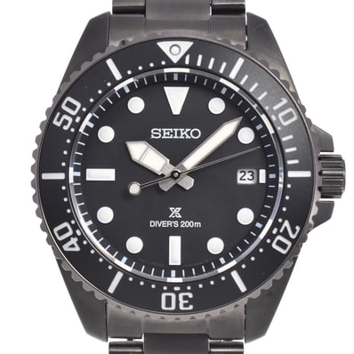 セイコー SEIKO SBDJ065/V157-00A0 プロスペックス ダイバースキューバ デイト ソーラー メンズ 美品 箱・保証書付き 腕時計 G#147584