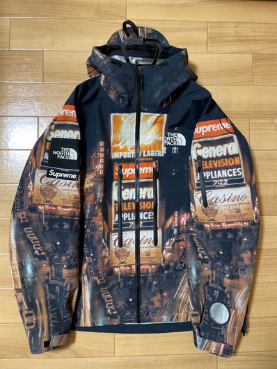 Supreme x The North Face Taped Seam Shell Jacket "Times square" NP52207I x NF0A82RK