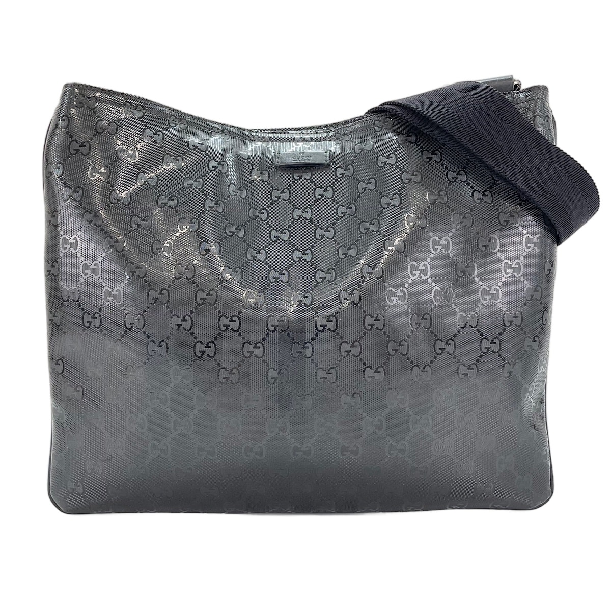 グッチ GUCCI PVC GGインプリメ ショルダーバッグ【中古】