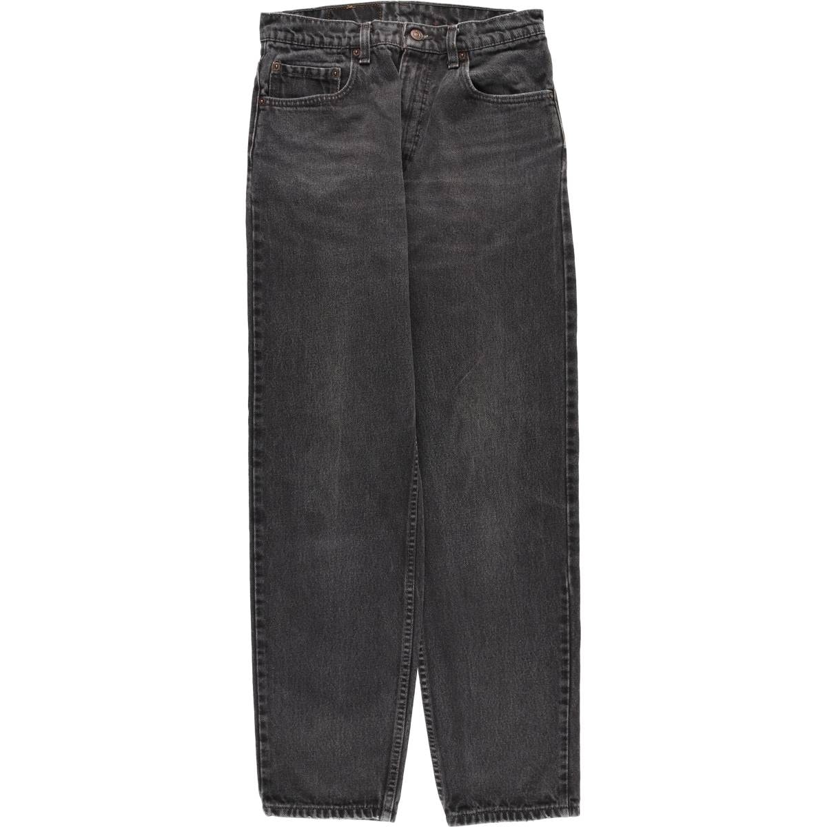 古着 90年代 リーバイス Levi's 00550-0260 RELAX FIT TAPERED LEG ブラックデニム テーパードデニムパンツ USA製 メンズw29相当 ヴィンテージ/evb033476