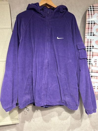 Supreme / Nike Arc Corduroy Hooded Jacket "Purple"