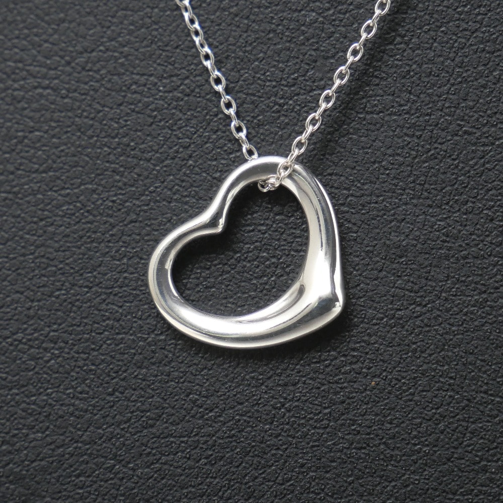 ■美品■TIFFANY&Co. ティファニー ネックレス エルサペレッティ オープンハート シルバー925 ブランド古着【中古】20260923/RB0359