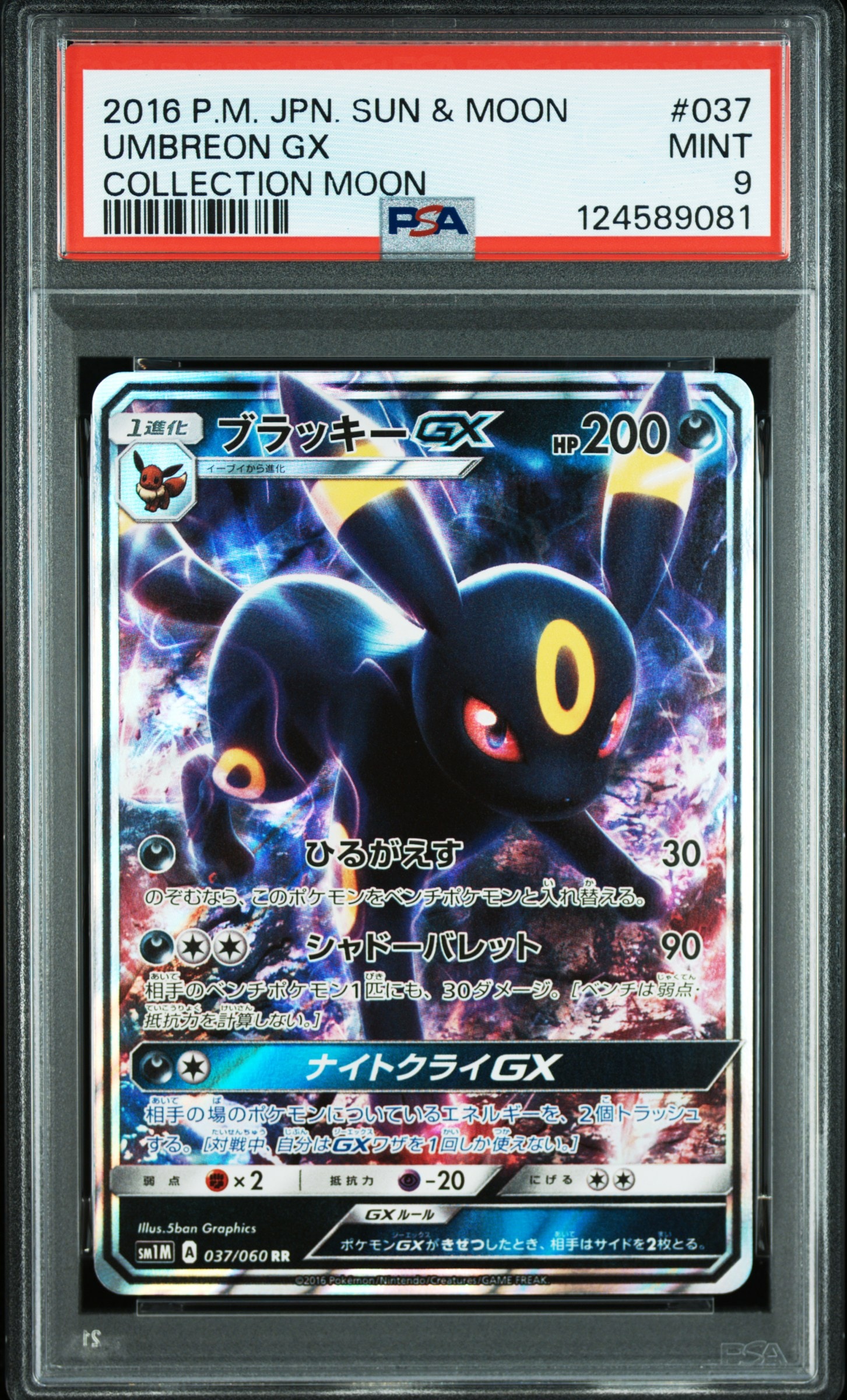 ブラッキーGX RR[SM1M 037/060](拡張パック「コレクション ムーン」)