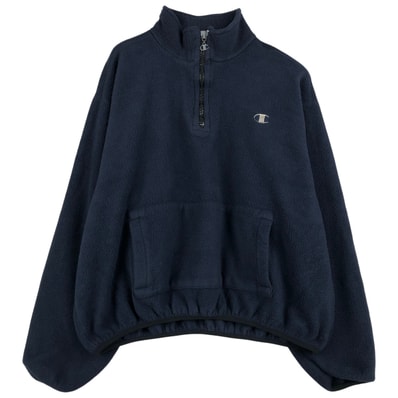 古着 90~00年代 チャンピオン Champion AUTHENTIC ATHLETIC APPAREL ハーフジップ フリースプルオーバー USA製 メンズXL相当 ヴィンテージ/eaa607902