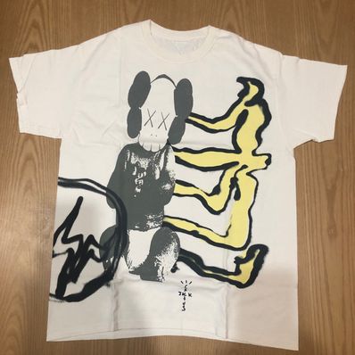 Travis Scott Cactus Jack x KAWS For Fragment Tee "White"