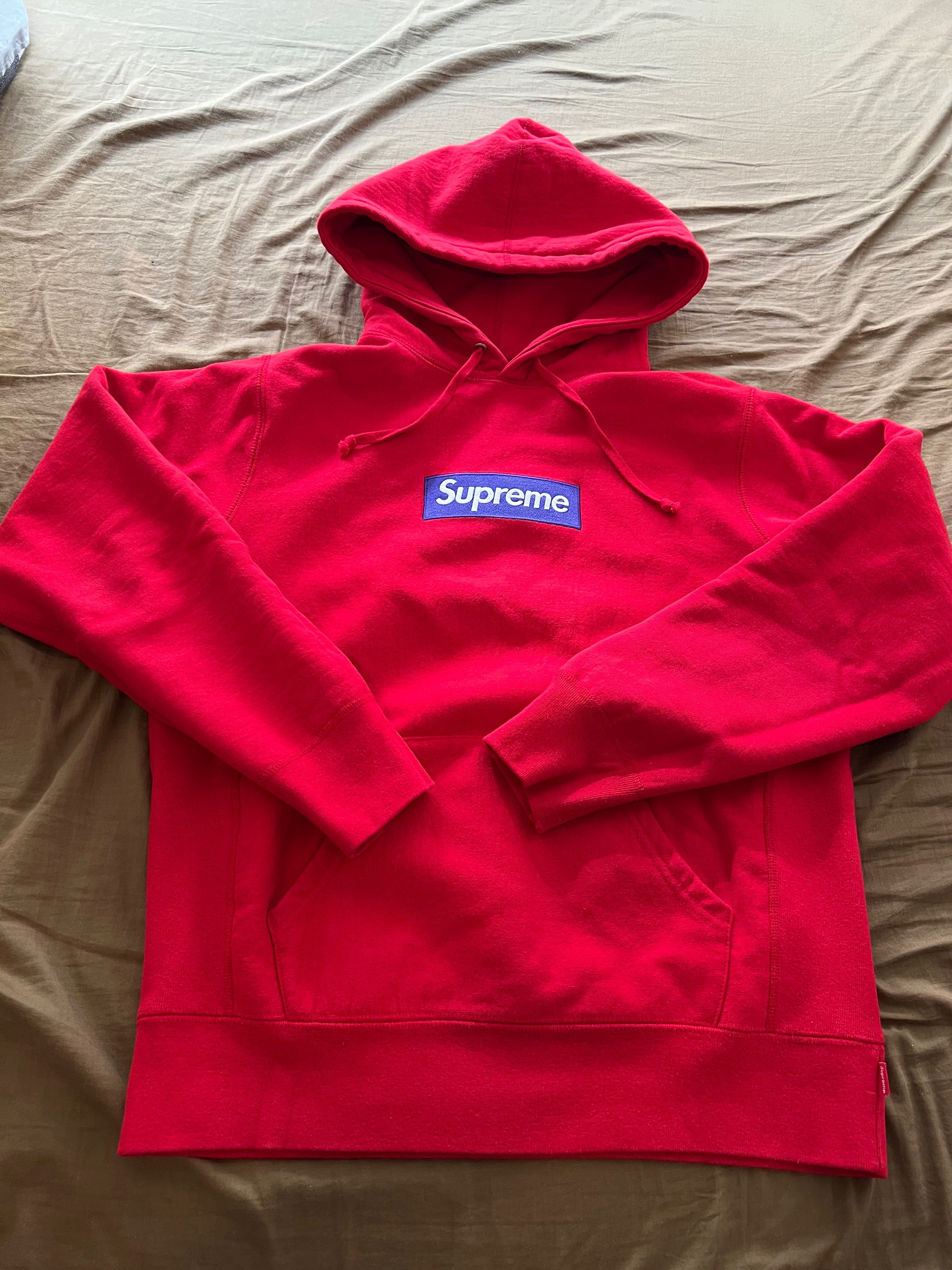 Supreme Box Logo Hooded Sweatshirt "Red" (17FW)
