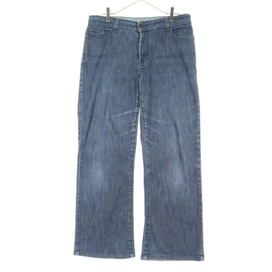 L.L.Bean エルエルビーン ワイド ストレートデニムパンツ 12REG ブルー