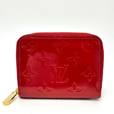 ルイヴィトン LOUIS VUITTON ジッピーコインパース M93608 財布 小銭入れ ラウンドファスナー コインケース モノグラムヴェルニ ポムダムール