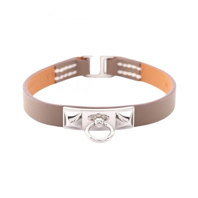 エルメス HERMES リヴァル ミニ エトゥープ ブレスレット アクセサリー ステンレススチール ヴォースイフト ヴォースイフト レディース グレー系 / シルバー系 M2009 【中古】