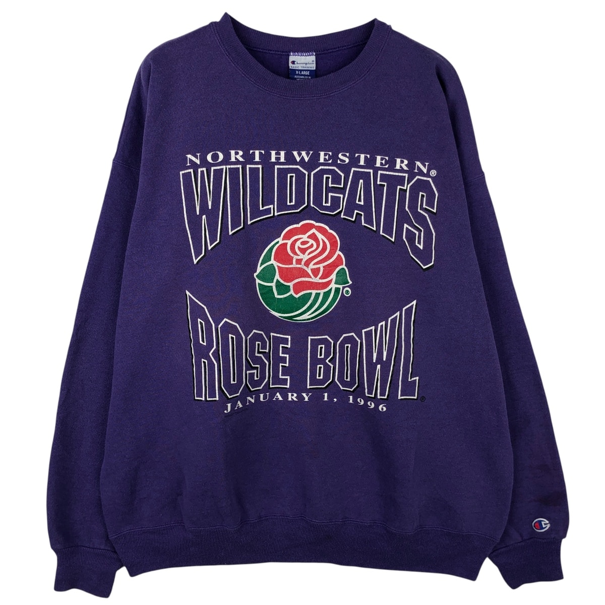 古着 チャンピオン Champion ROSE BOWL 1996 ローズボウル カレッジスウェットシャツ トレーナー メンズXL相当 ヴィンテージ/eaa495448