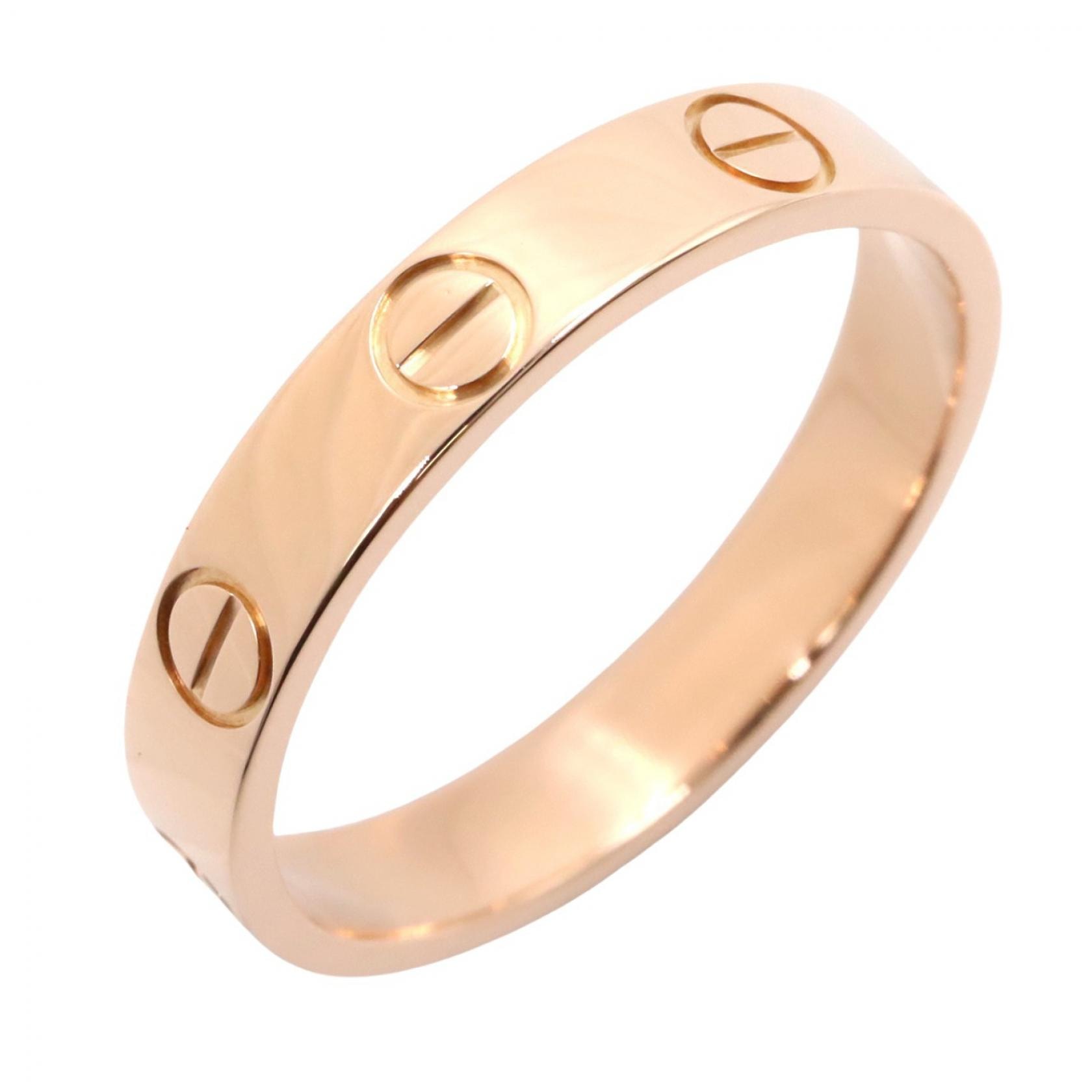 カルティエ CARTIER ミニラブリング リング・指輪 ジュエリー K18PG(ピンクゴールド) レディース ゴールド系 B4085200 【中古】