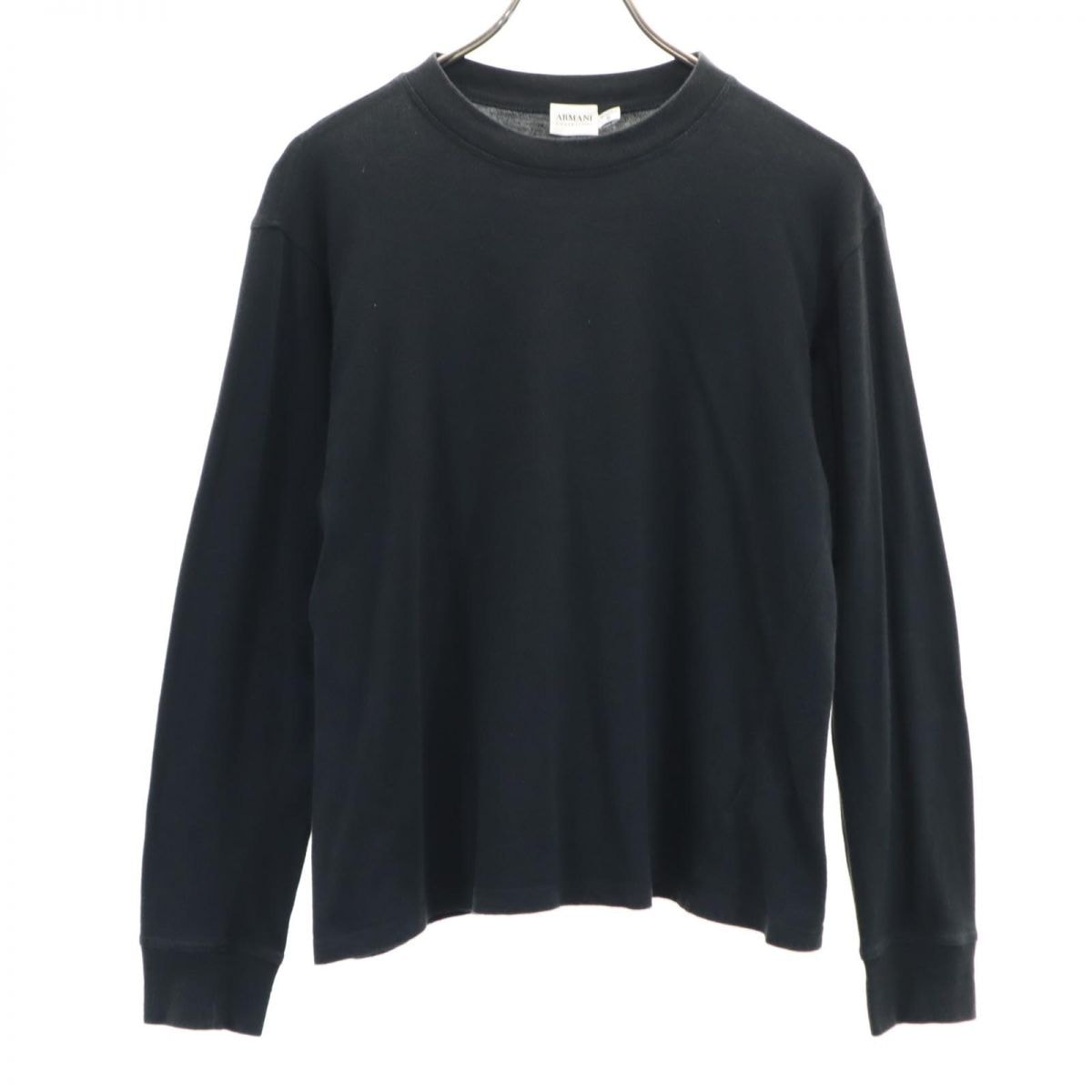 ARMANI COLLEZIONI アルマーニコレッツォーニ 長袖 Tシャツ S ブラック系 ロンT