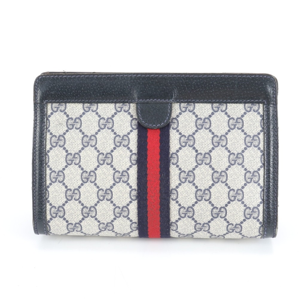 グッチ GGスプリーム シェリー ライン セカンドバッグ