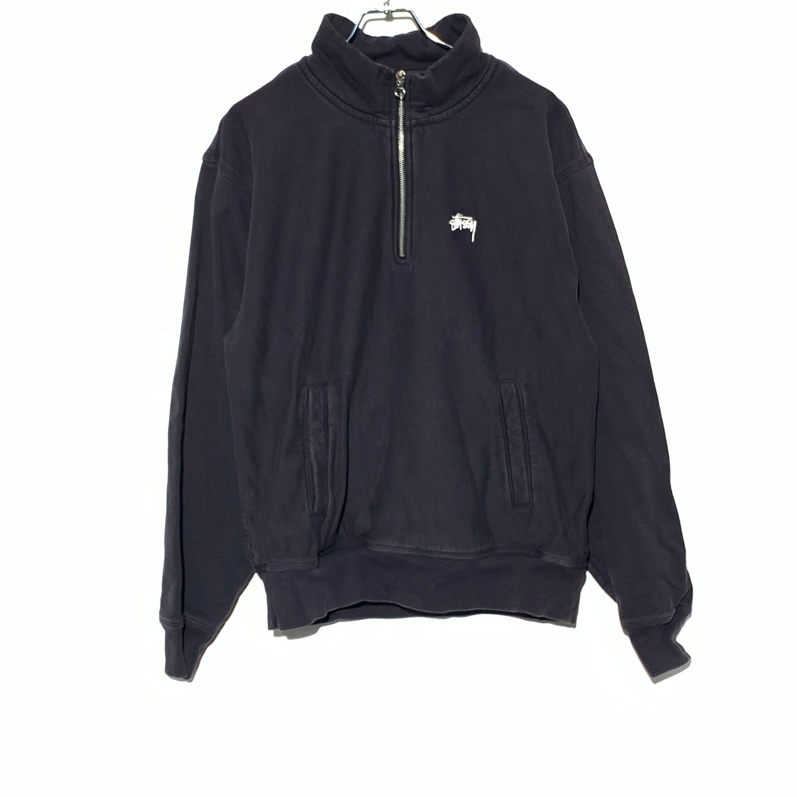 Stussy Overdyed Stock Logo Mock "Black"