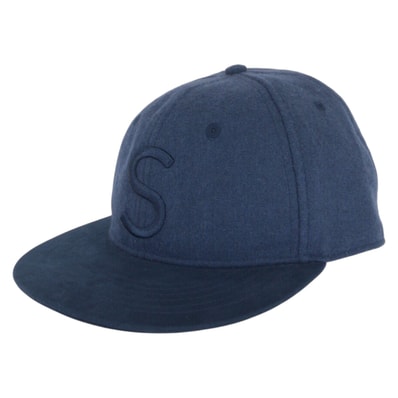 美品 SATURDAYS SURF NYC サタデーズサーフニューヨーク サイズ表記S/M ネイビー ウール ポリエステル/ キャップ 男女兼用 506190 【中古】