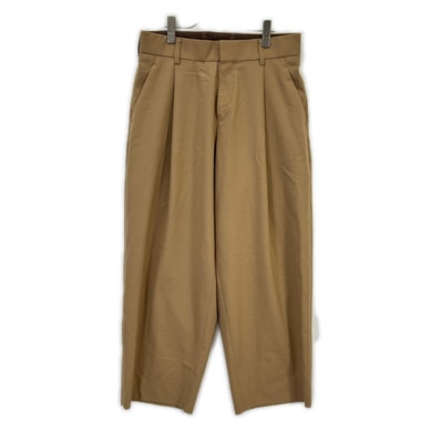 カラー 24SCM-P12110 24SS ベージュ ウール混 ストレッチトロピカルパンツ 1