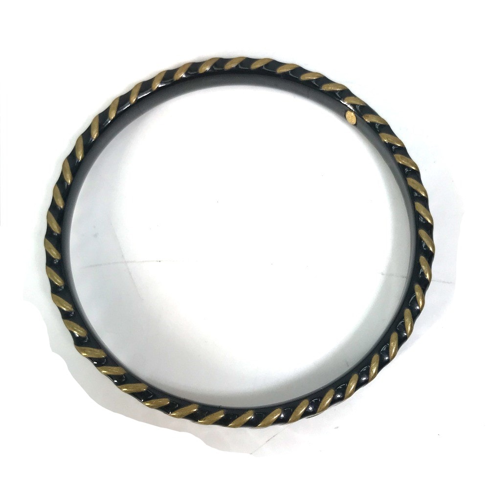 シャネル CHANEL アクセサリー ブレスレット ココマーク CC 97A バングル メタル ブラック