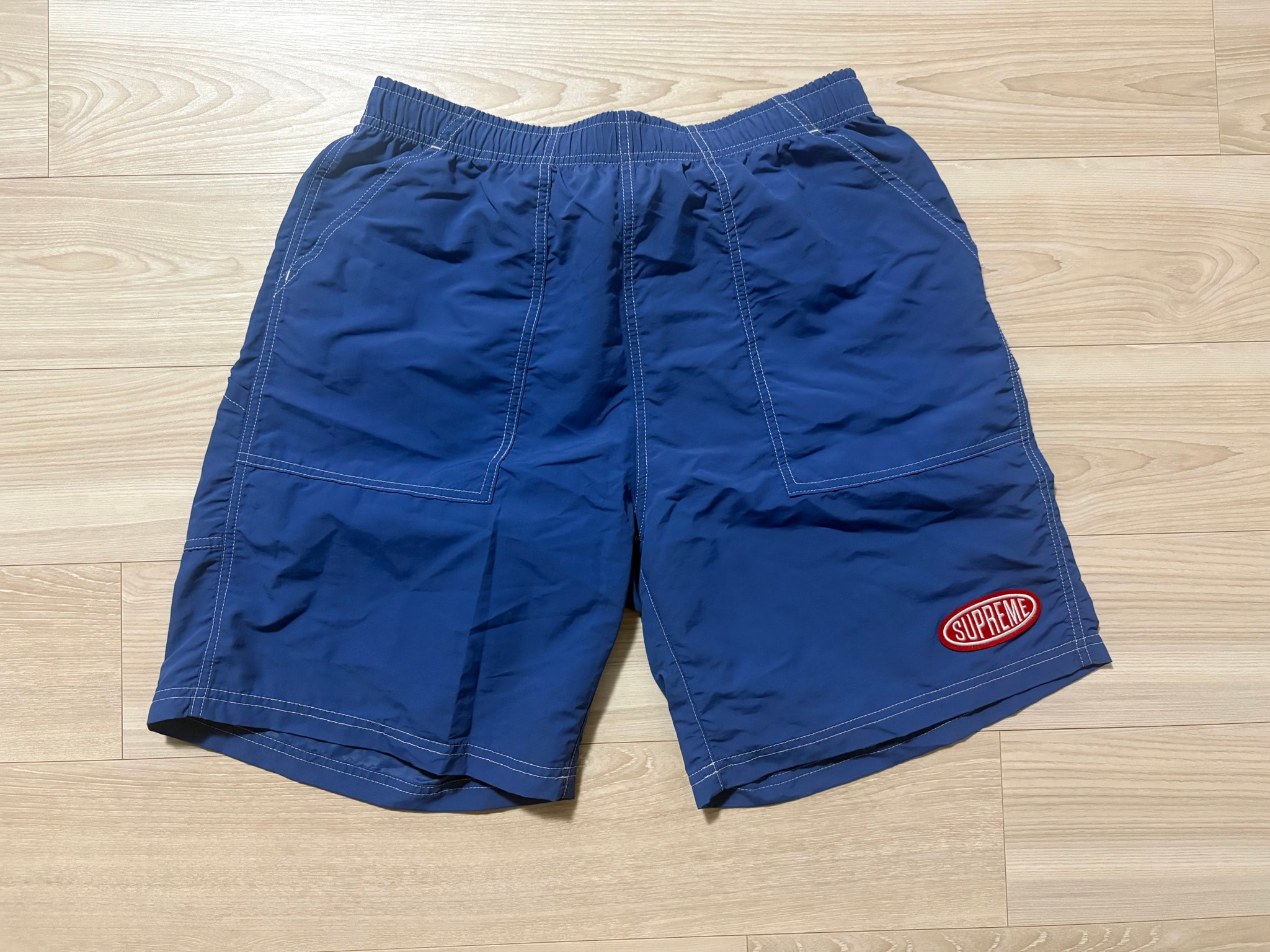 Supreme Nylon Painter Short "Pale Blue" (23SS)