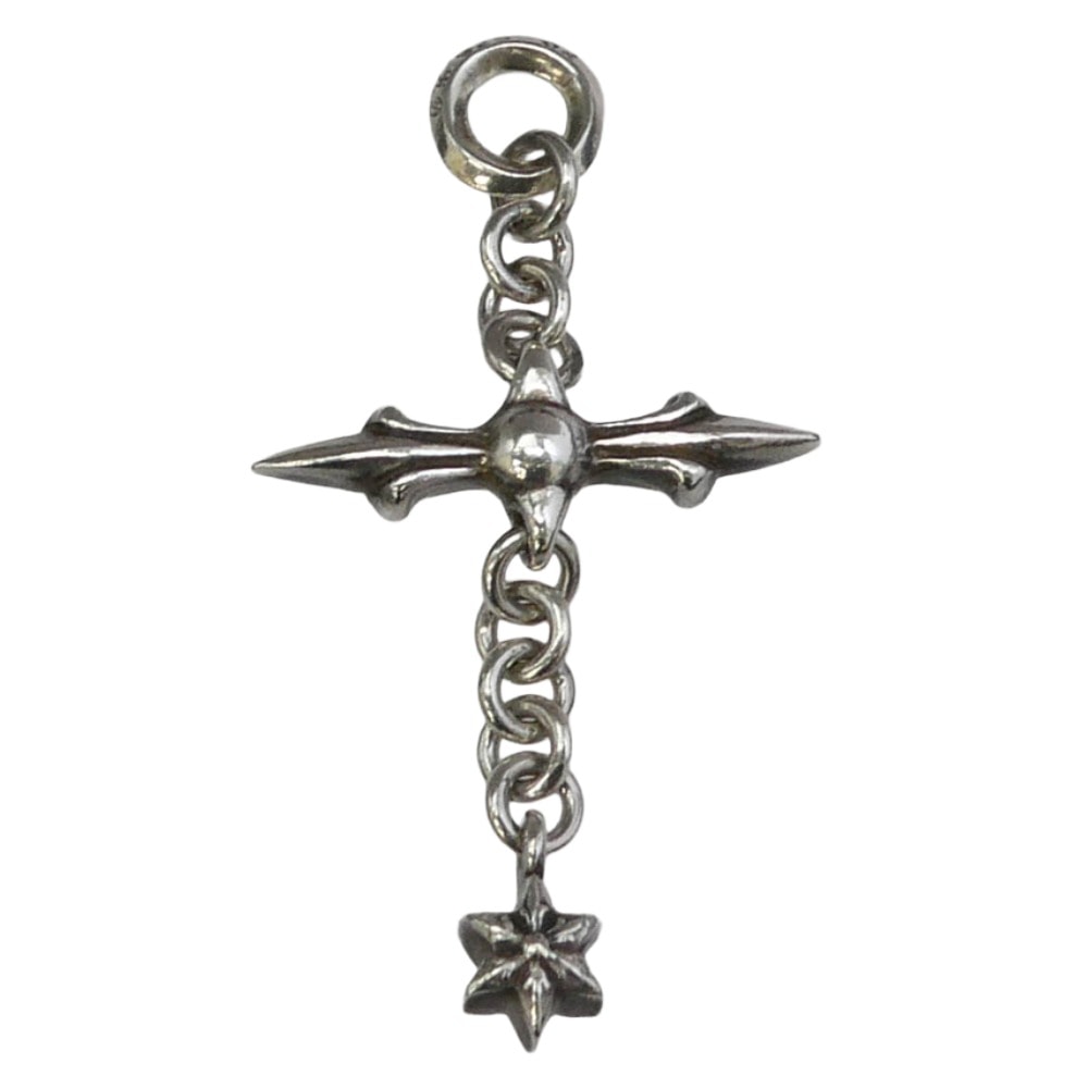 Chrome Hearts Raleigh Cross Charm "Silver"