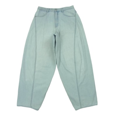 LAD MUSICIAN ラッドミュージシャン 2122-515 12oz WIDE DENIM PANTS 12オンス ワイド デニム パンツ インディゴブルー系 42【中古】