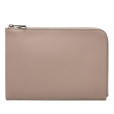 ルイ ヴィトン ポシェット ジュールPM クラッチバッグ セカンドバッグ R99760 トープ ベージュ レザー レディース LOUIS VUITTON 【中古】