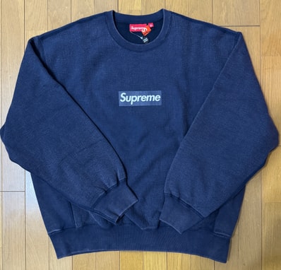 Supreme Washed Box Logo Crewneck Supreme Washed Box Logo Crewneck