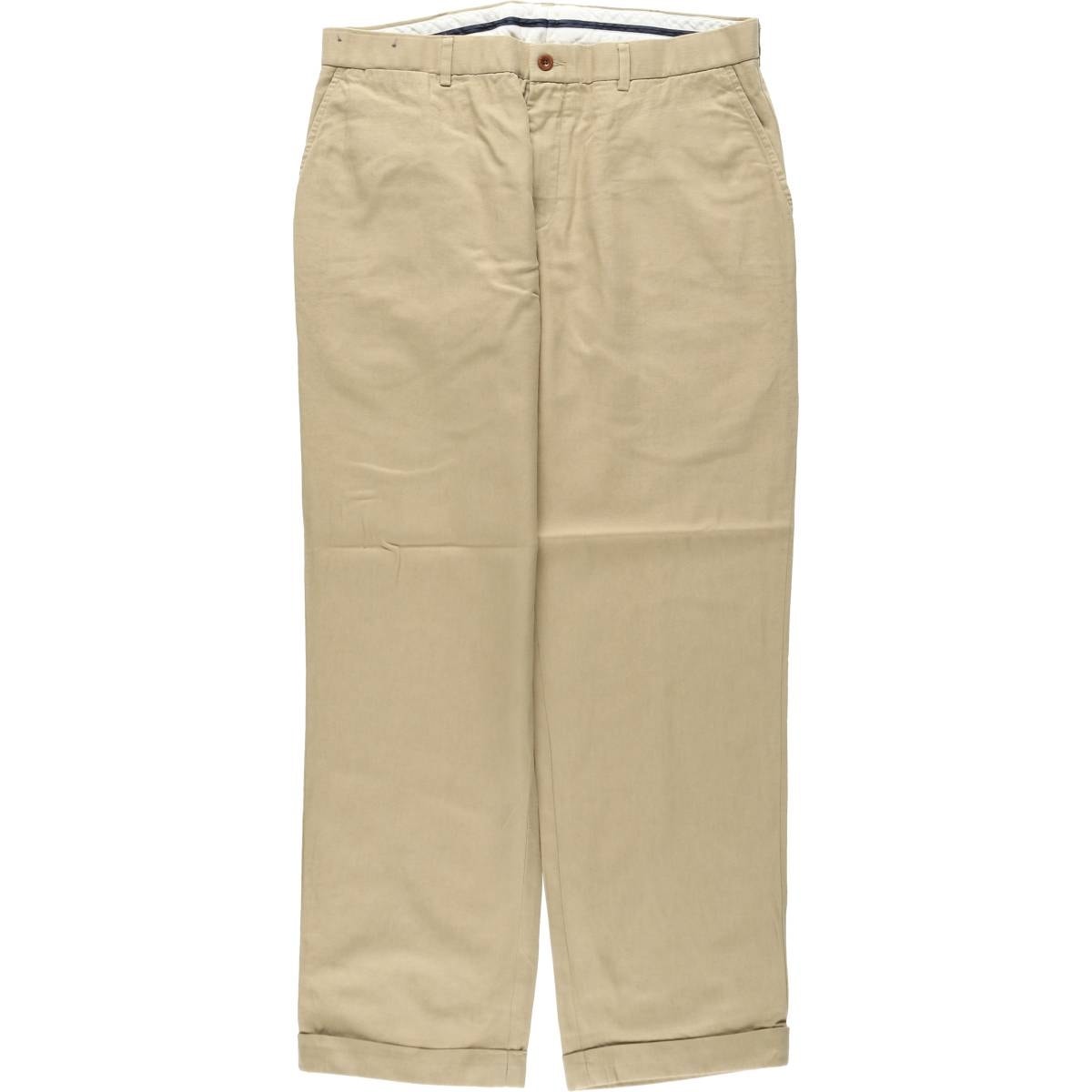 古着 ラルフローレン Ralph Lauren POLO by Ralph Lauren コットン×リネンパンツ スラックス メンズw35相当/eaa651051