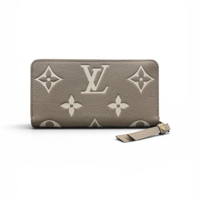 Louis Vuitton Zippy Wallet Bicolor Monogram Empreinte "Turtledove"