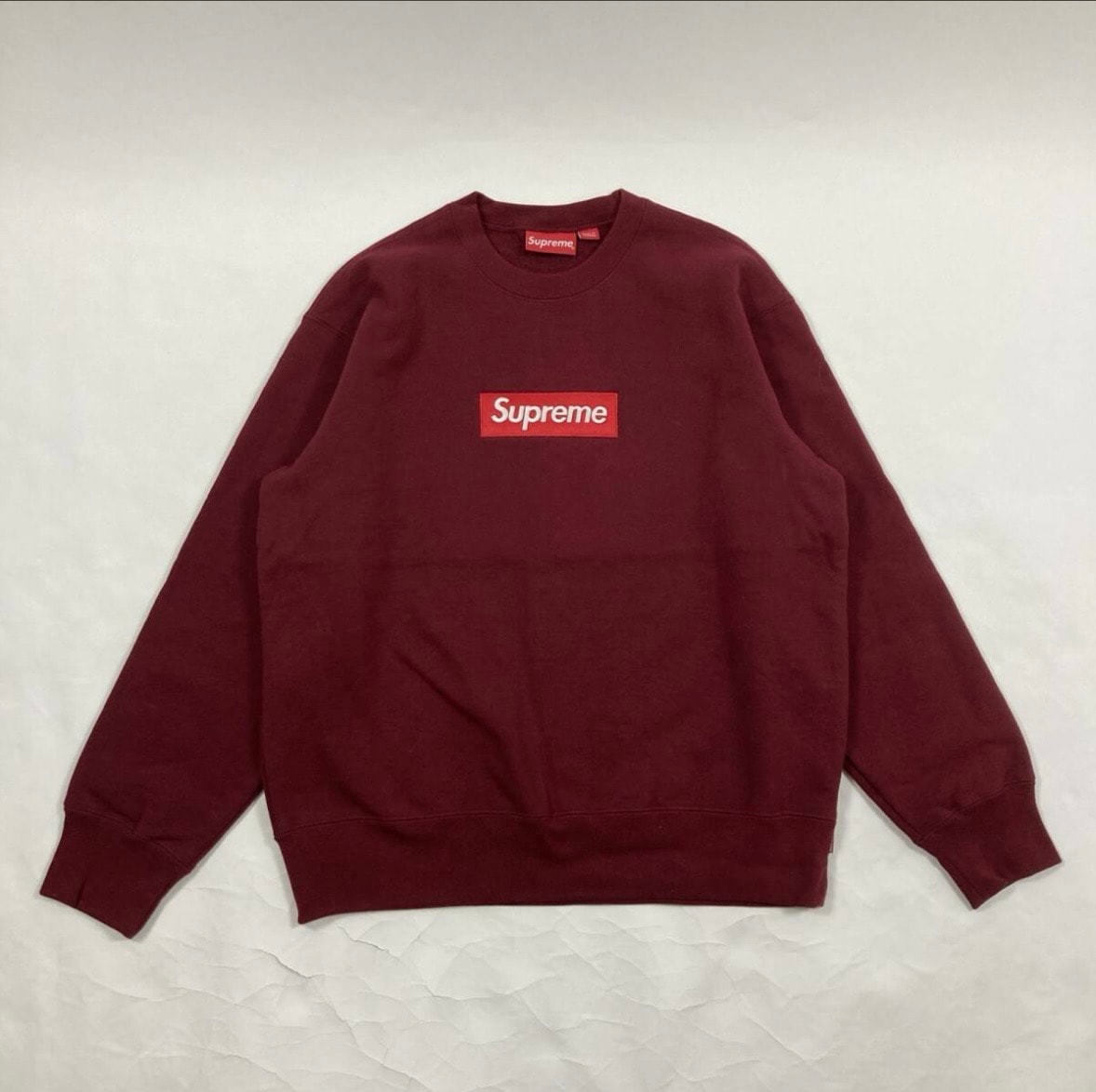 Supreme Box Logo Crewneck "Cardinal" (22FW)