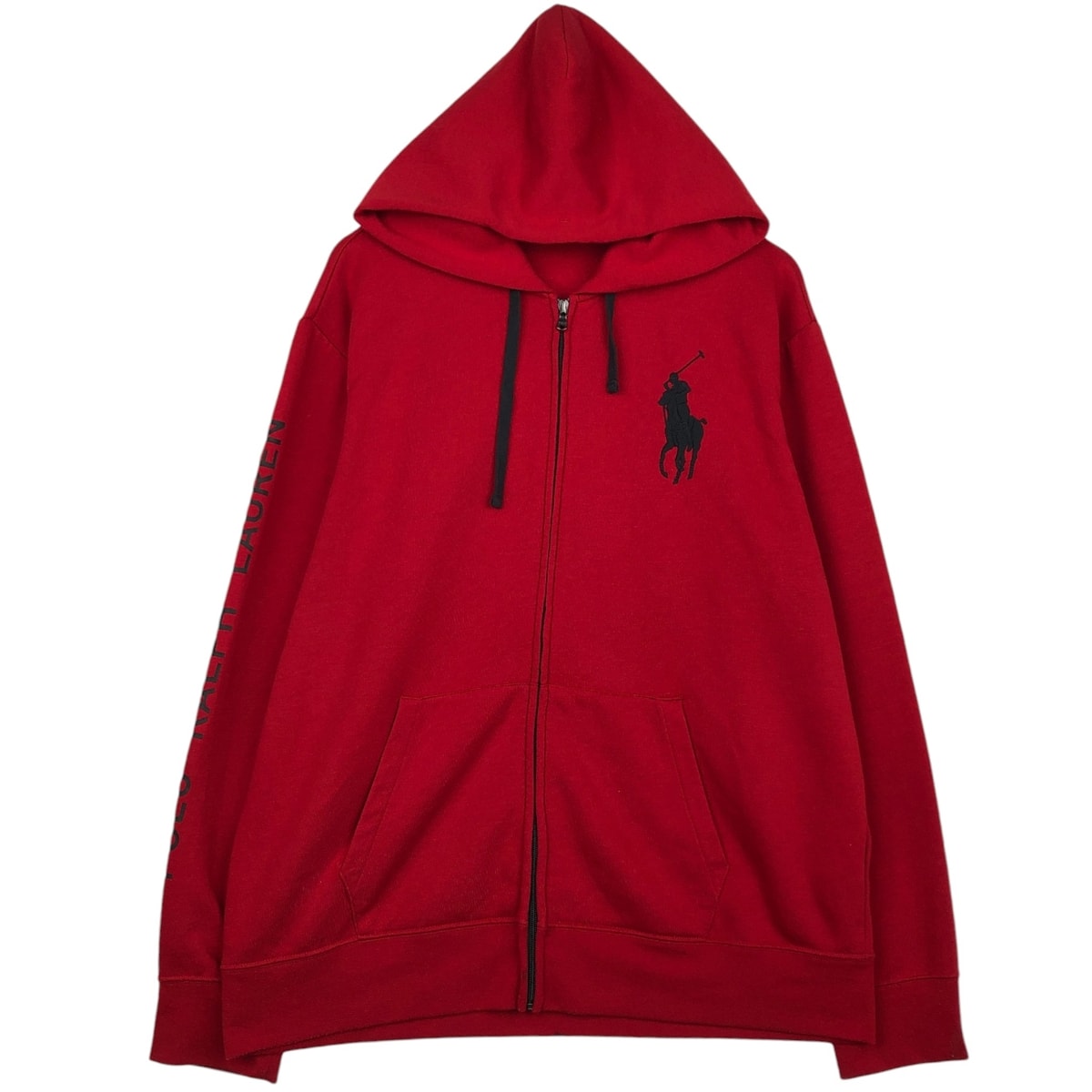 古着 ラルフローレン Ralph Lauren POLO by Ralph Lauren ビックポニー スウェットフルジップパーカー メンズXL相当/eaa631070