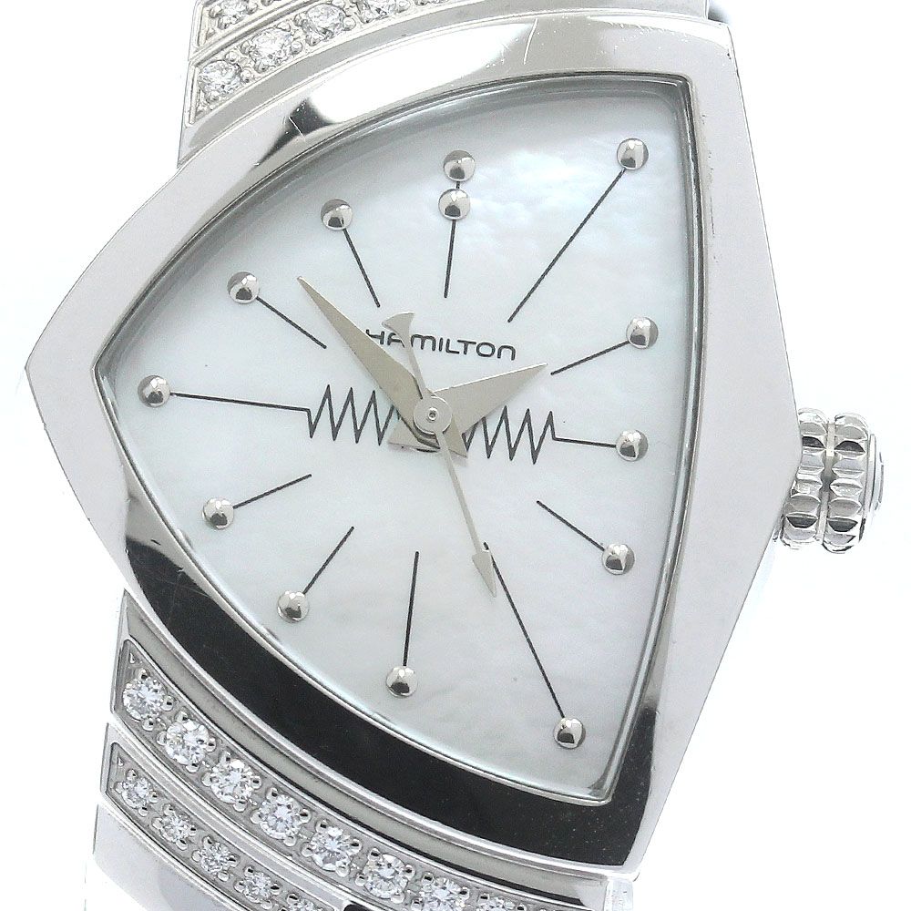 ハミルトン ベンチュラ ダイヤ H242610 レディース 【中古】