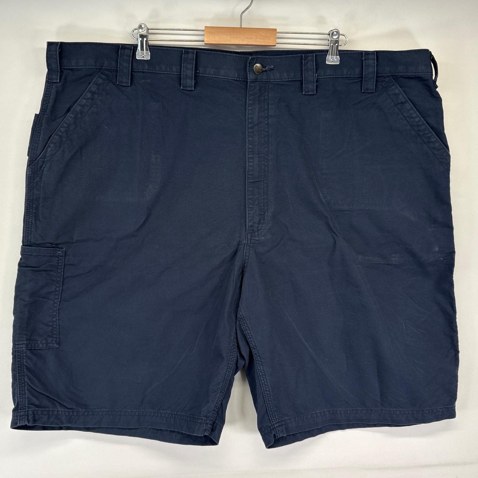 古着 カーハート Carhartt ショートパンツ ハーフ 半ズボン 短パン ダック ペインター 大きいサイズ w50  ネイビー メンズ