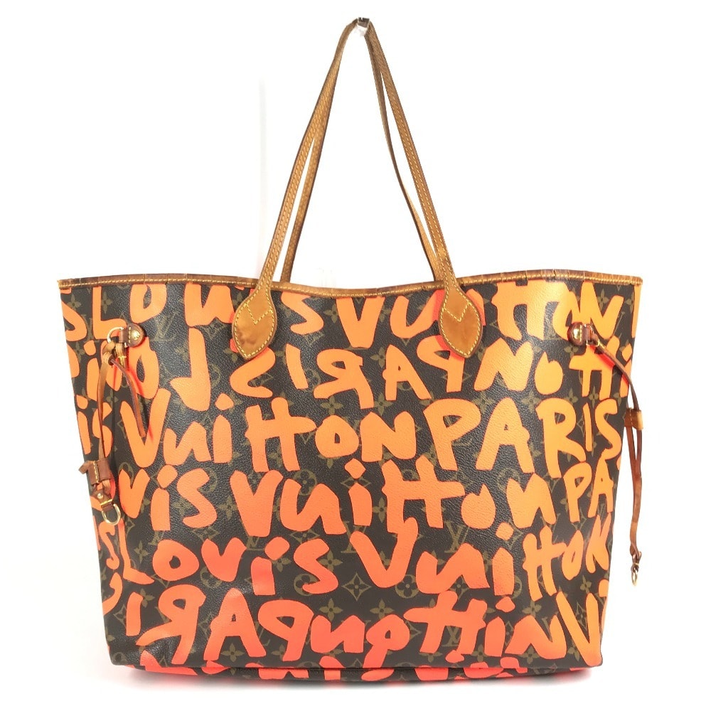 ルイヴィトン LOUIS VUITTON ネヴァーフル GM ネヴァーフルGM M93702 モノグラムグラフィティ カバン 肩掛け トートバッグ ショルダーバッグ モノグラムグラフィティキャンバス オレンジ