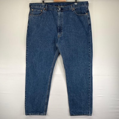 古着 リーバイス Levi's デニム パンツ 505 大きいサイズ ストレート ジーパン ジーンズ ジッパーフライ W48 L36 ブルー系 メンズ