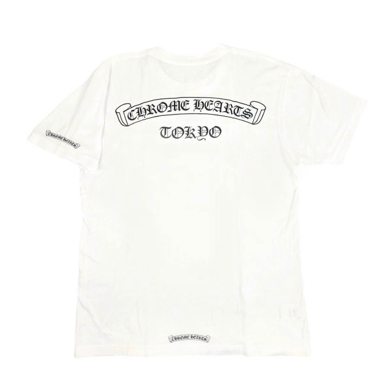 Chrome Hearts Tokyo Exclusive Scroll S/S T-Shirts "White"