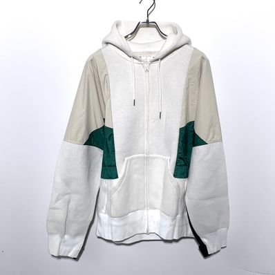sacai Sponge Sweat Hoodie "White"