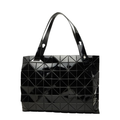 イッセイミヤケ バオバオ トートバッグ ショルダーバッグ BB81-AG421 ブラック PVC レディース ISSEY MIYAKE 中古