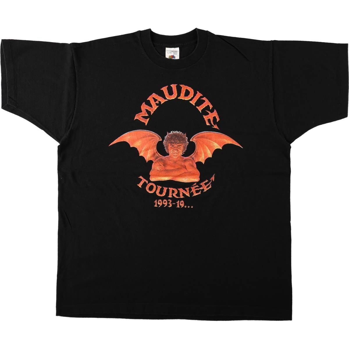 古着 90年代 フルーツオブザルーム FRUIT OF THE LOOM MAUDITE モーディト アドバタイジングTシャツ カナダ製 メンズXL相当 ヴィンテージ/eaa667007