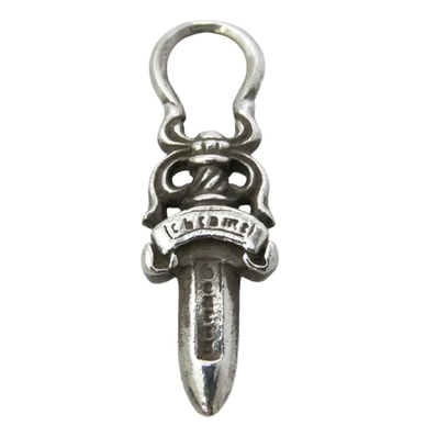 Chrome Hearts #5 Dagger Charm Zip 2 "Silver"