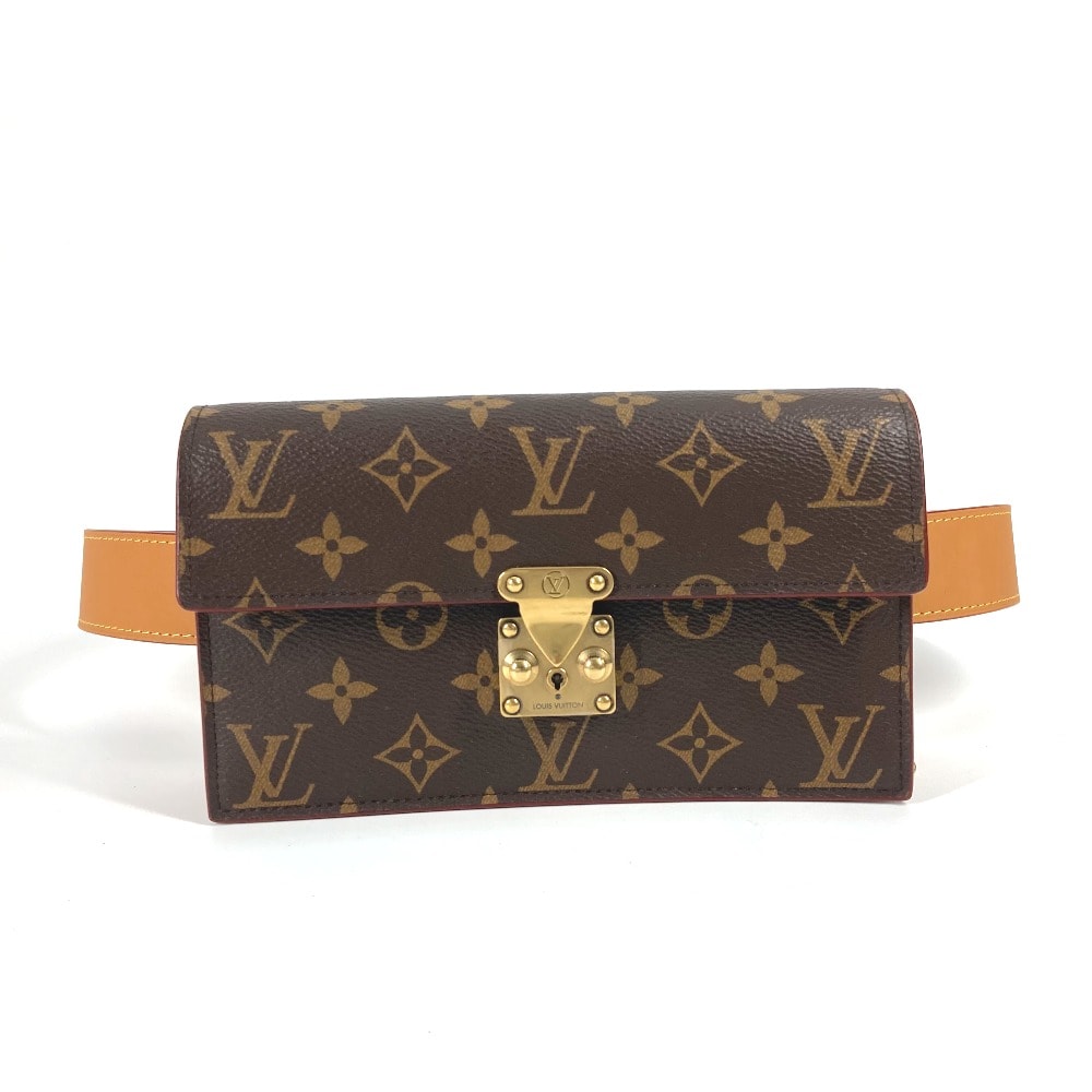 ルイヴィトン LOUIS VUITTON Sロック ベルトポーチ PM M44667 モノグラム ベルト付き ベルトバッグ ショルダーバッグ ウエストバッグ モノグラムキャンバス ブラウン 新品同様
