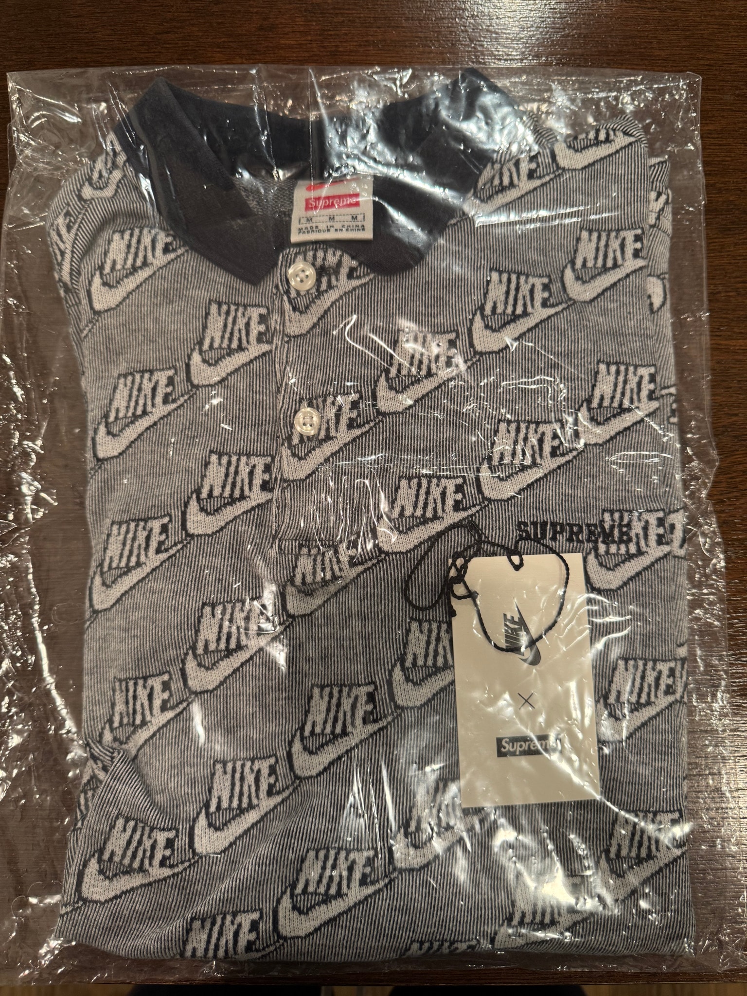 Supreme x Nike Jacquard Polo "Black"