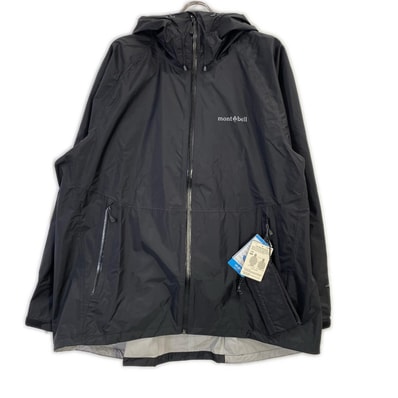 モンベル 1128787 ブラック パックラップ レインジャケット XL