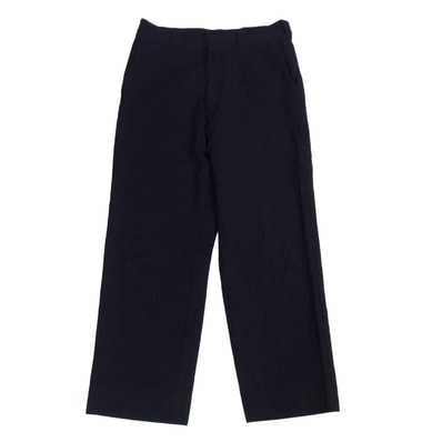 COMOLI コモリ パンツ 24AW A03-03023 ウールサージパンツ ブラック系 2【中古】