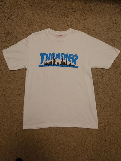Supreme / Thrasher® Skyline Tee "White"