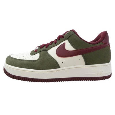 NIKE ナイキ スニーカー FQ8714-302 Air Force 1 Low Cargo Khaki Pale Ivory Dark Team Red エアフォース1 ロー カーゴカーキ ペールアイボリー ダークチームレッド スニーカー 26【中古】
