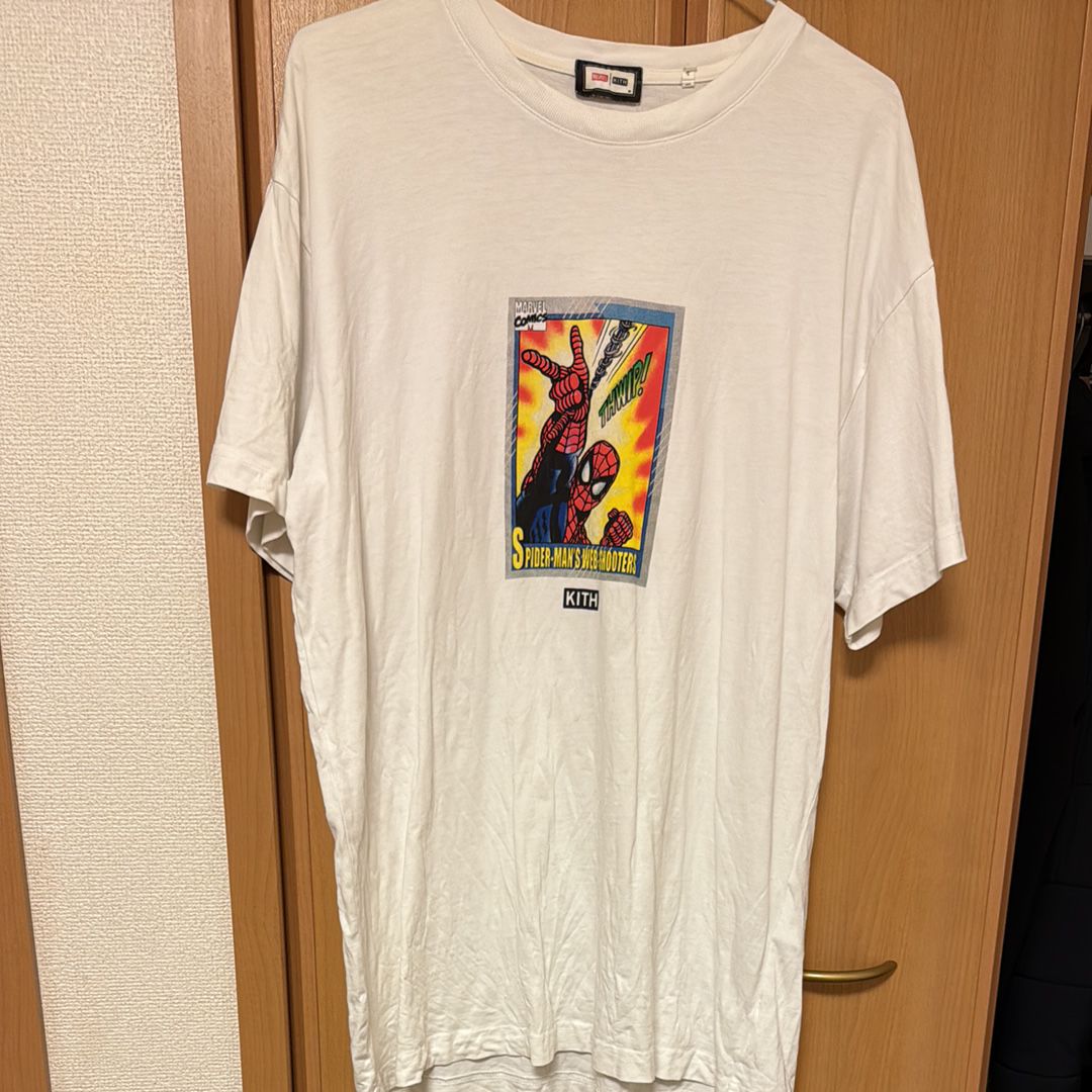Marvel x Kith Spider-Man Web-Shooter Vintage Tee "White"