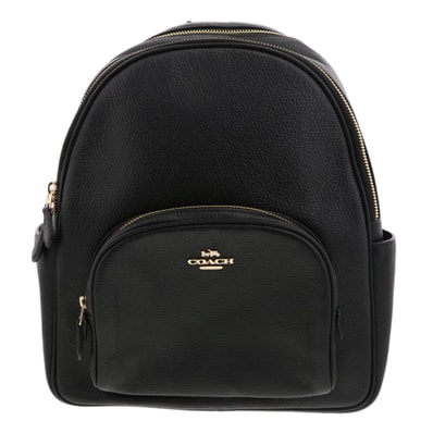 COACH コーチ コート バックパック リュック・デイパック 5666 レザー ブラック レディース【中古】