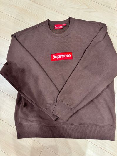 Supreme Box Logo Crewneck "Brown" (22FW)