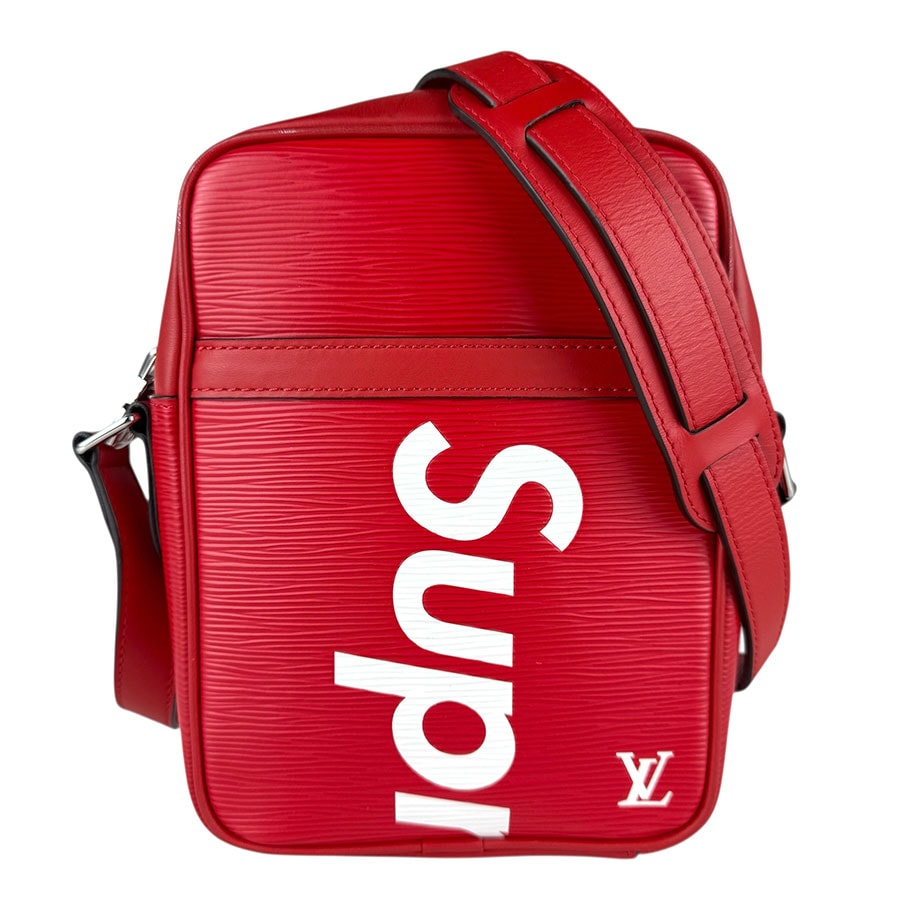 ルイ ヴィトン LOUIS VUITTON ショルダーバッグ Supremeコラボ エピ ダヌーブPM エピレザー レッド ユニセックス M53417【中古】 z9087