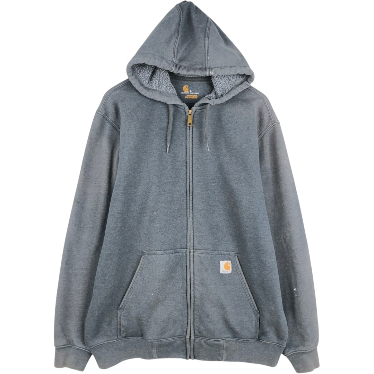 古着 カーハート Carhartt ORIGINAL FIT スウェットフルジップパーカー メンズL相当/eaa675929